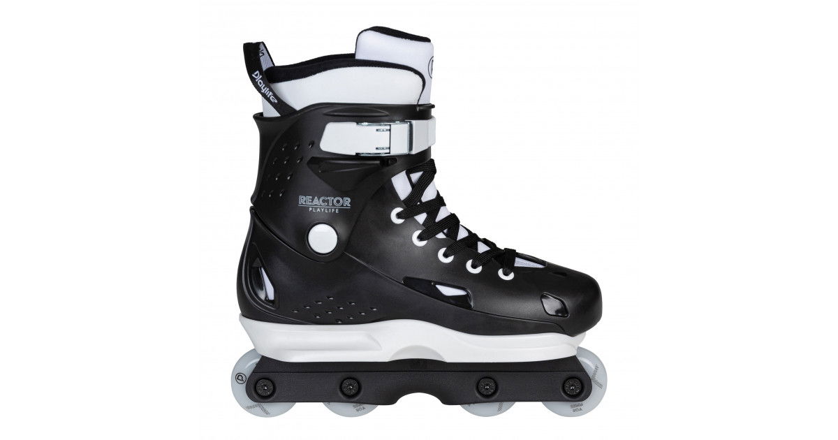 STATIC ROAR CREW BLACK Ｌ/XL Playlife Reactor - Black/White - Bladeville