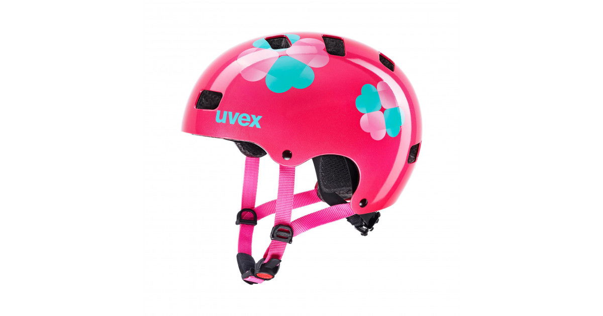 Uvex Kid 3 Pink Flower Helmet Bladeville