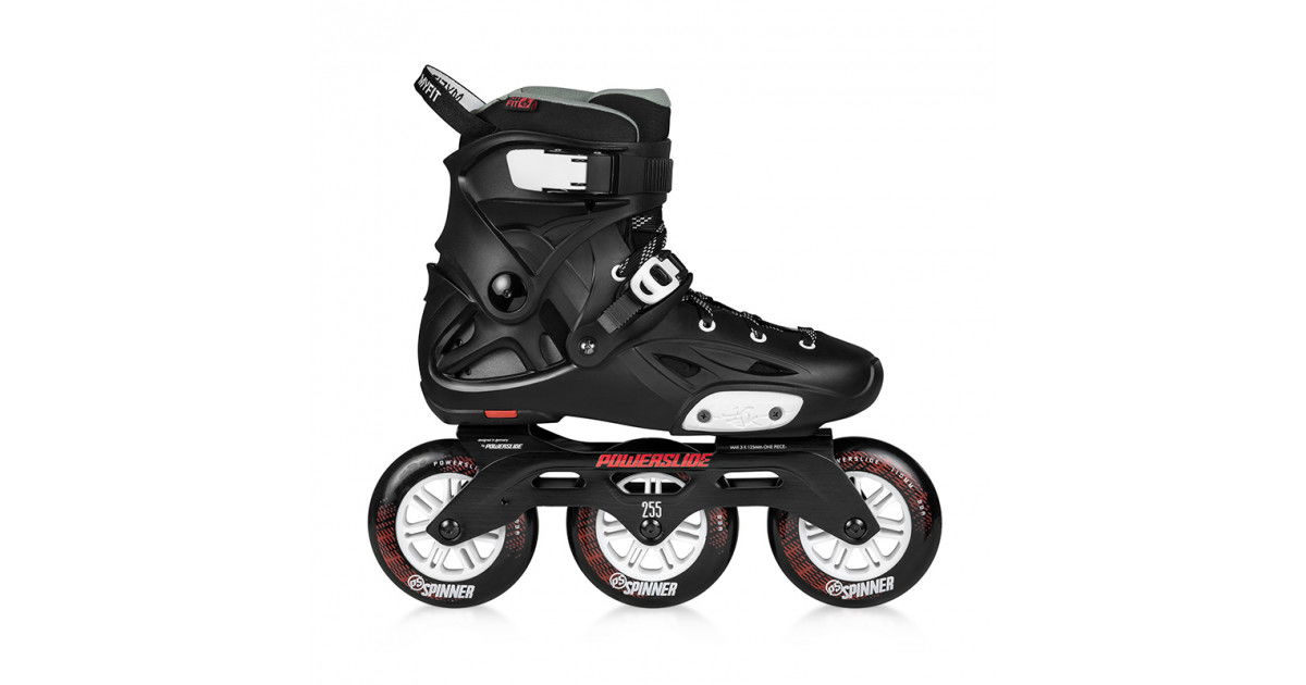 Powerslide FSK Imperial Supercruiser 110 Black Crimson Free Urban Inline Skates 