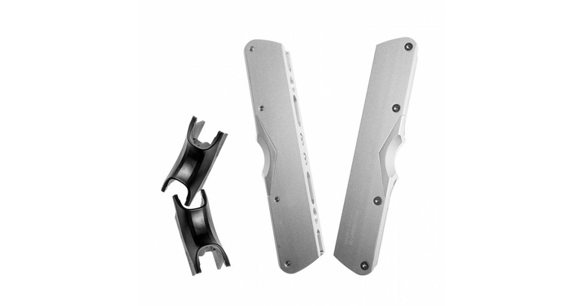 Ground Control HD 72mm Frames Silver Inline Skate Frames