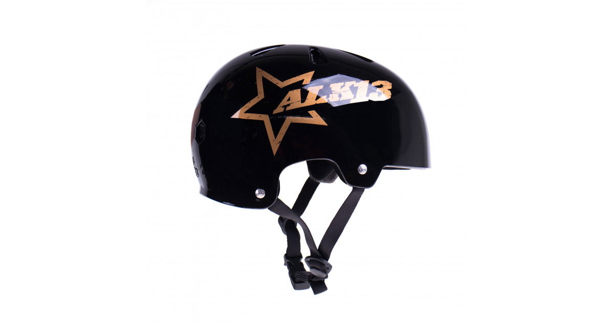 Alk13 Krypton Black Gold Helmet Bladeville