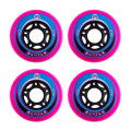 FR EZX 70mm/85a - Pink/Blue (4 pcs.) Inline Skate Wheels