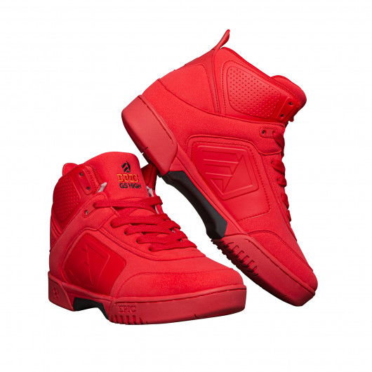 Adidas red shop high ankle shoes