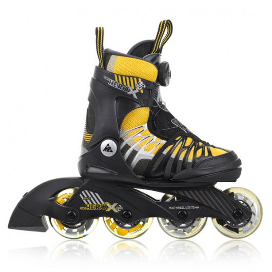 K2 - K2 インラインスケート SK8 HERO X Boa BOY’s K2 SK8 Hero X BOA Kids Inline Skates