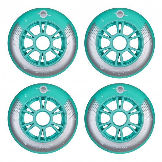 か*た様 Derek and D... Layla../ Cream Wheel Undercover Movie Miriam Fatmi 100mm/88a Teal (4) - Bladeville