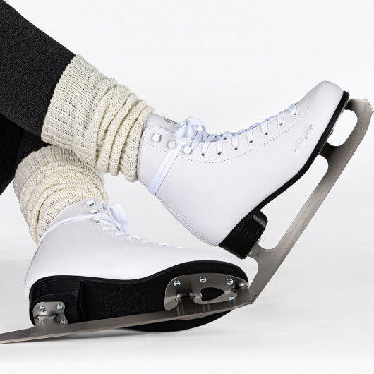 Cheap white online ice skates