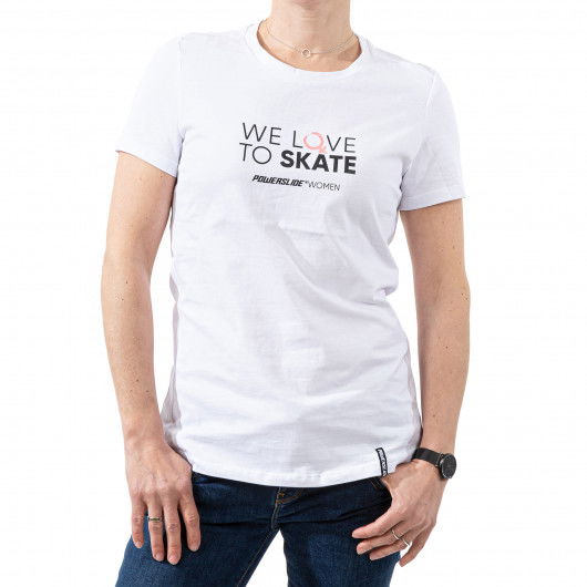 Powerslide WLTS Women TS White T shirt Bladeville