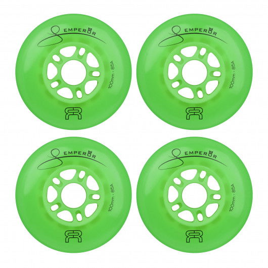 FR Downtown Emperor 100mm/85a - Green (4 pcs.) - Bladeville