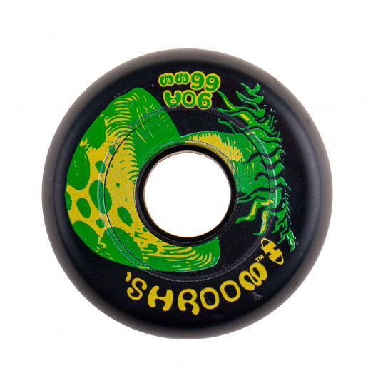 人気ブランドバ40代 - 66mm/90a Shroom - Hyper Black Wheels Skate Inline 自転車本体