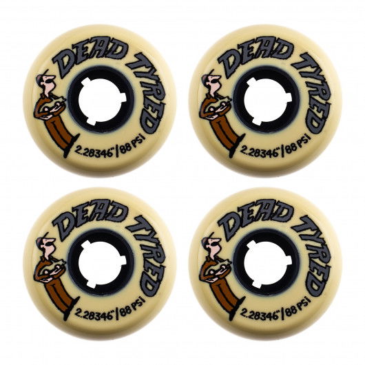 Dead Tyred 58mm/88a - Cream (4 pcs.) Inline Skate Wheels