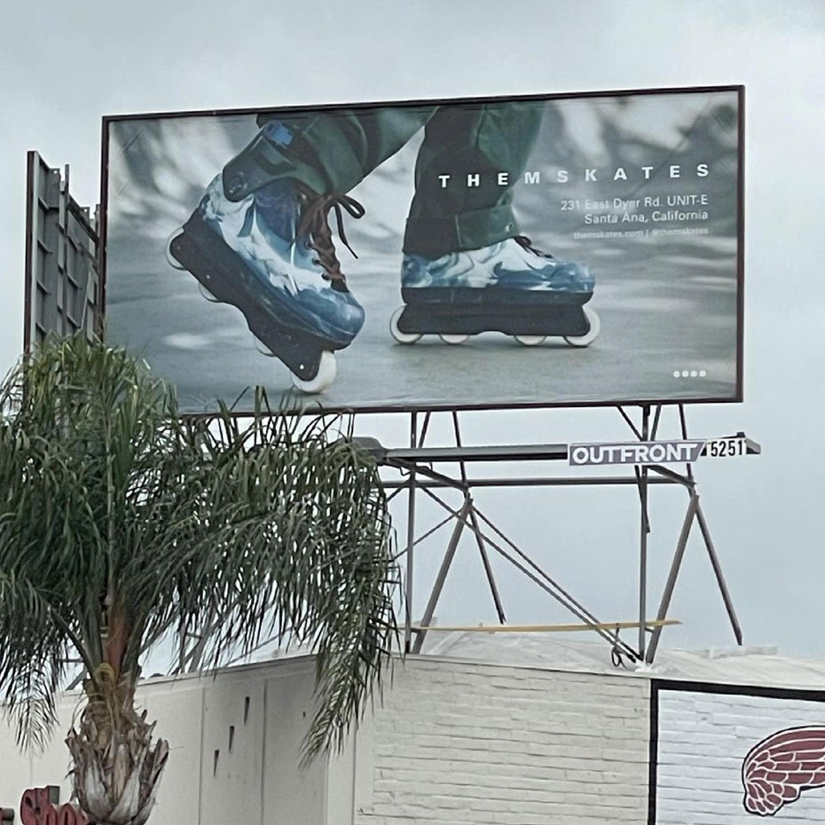 Themskates Billboard in Los Angeles