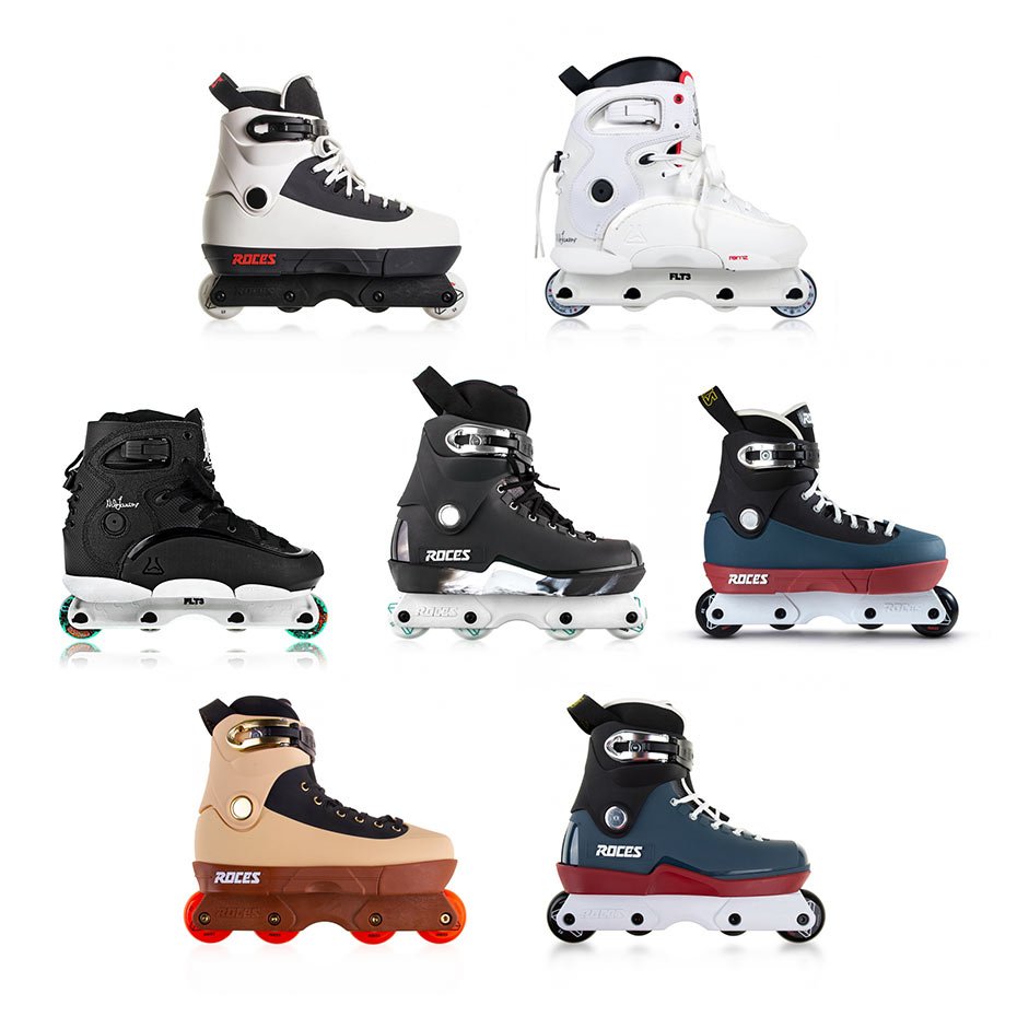 Collection of Nils Jansons Pro skates
